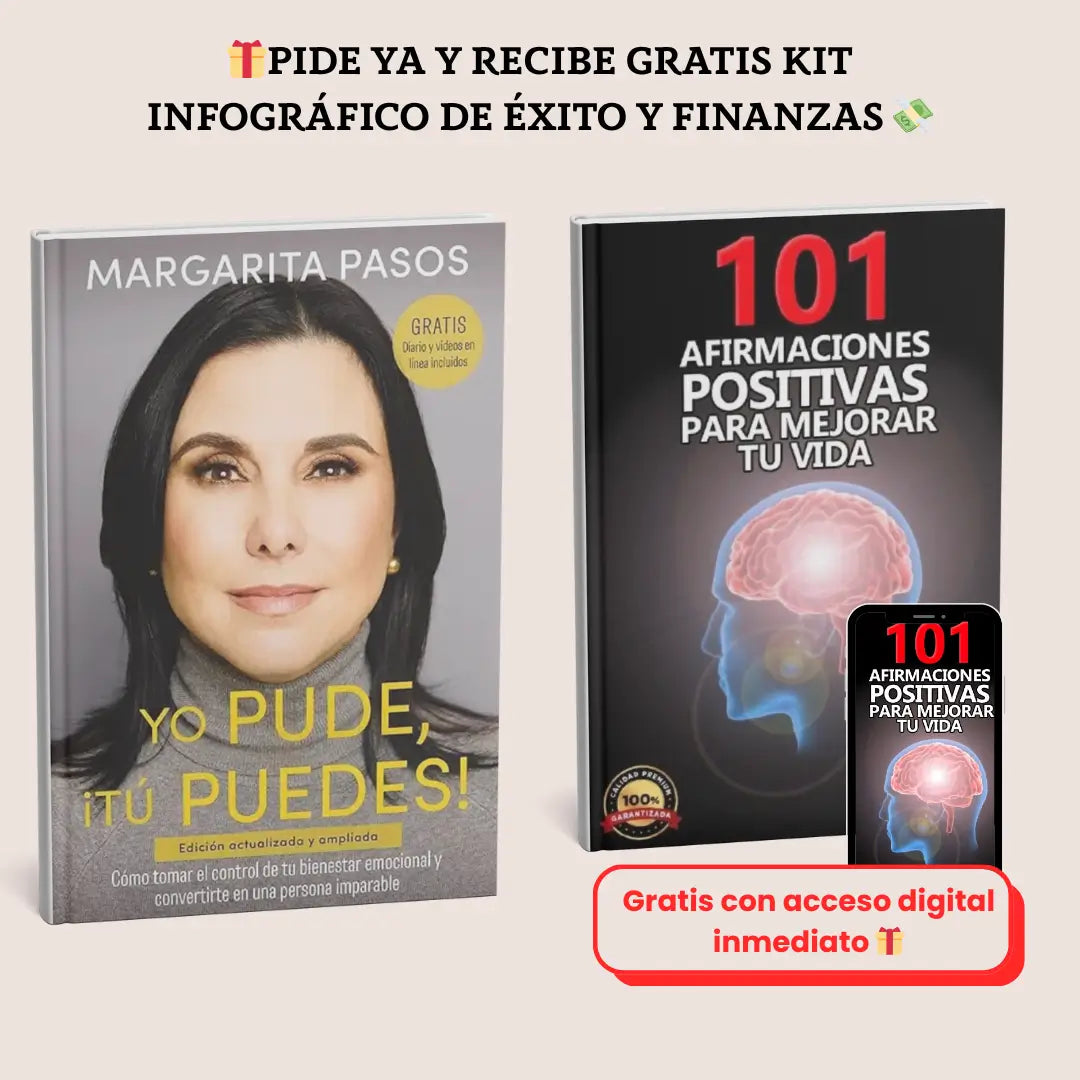 El Desbloqueo Mental Challenge 🧠 Libro: Yo Pude, Tu Puedes 💥 BONOS GRATIS Guía de Afirmaciones Positivas