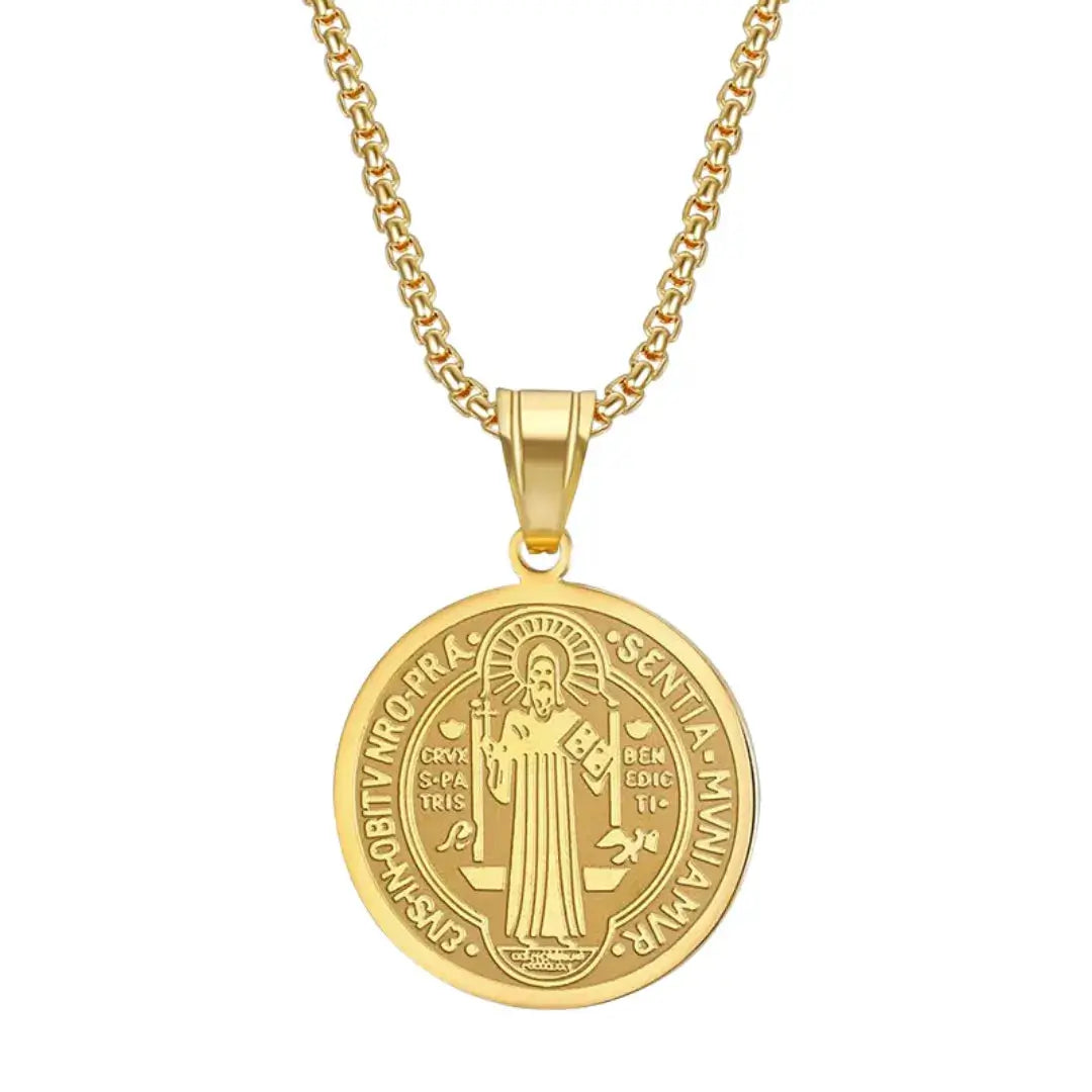Cadena San Benito de Protección espiritual – 🎁 Regalo Anillo de San Benito