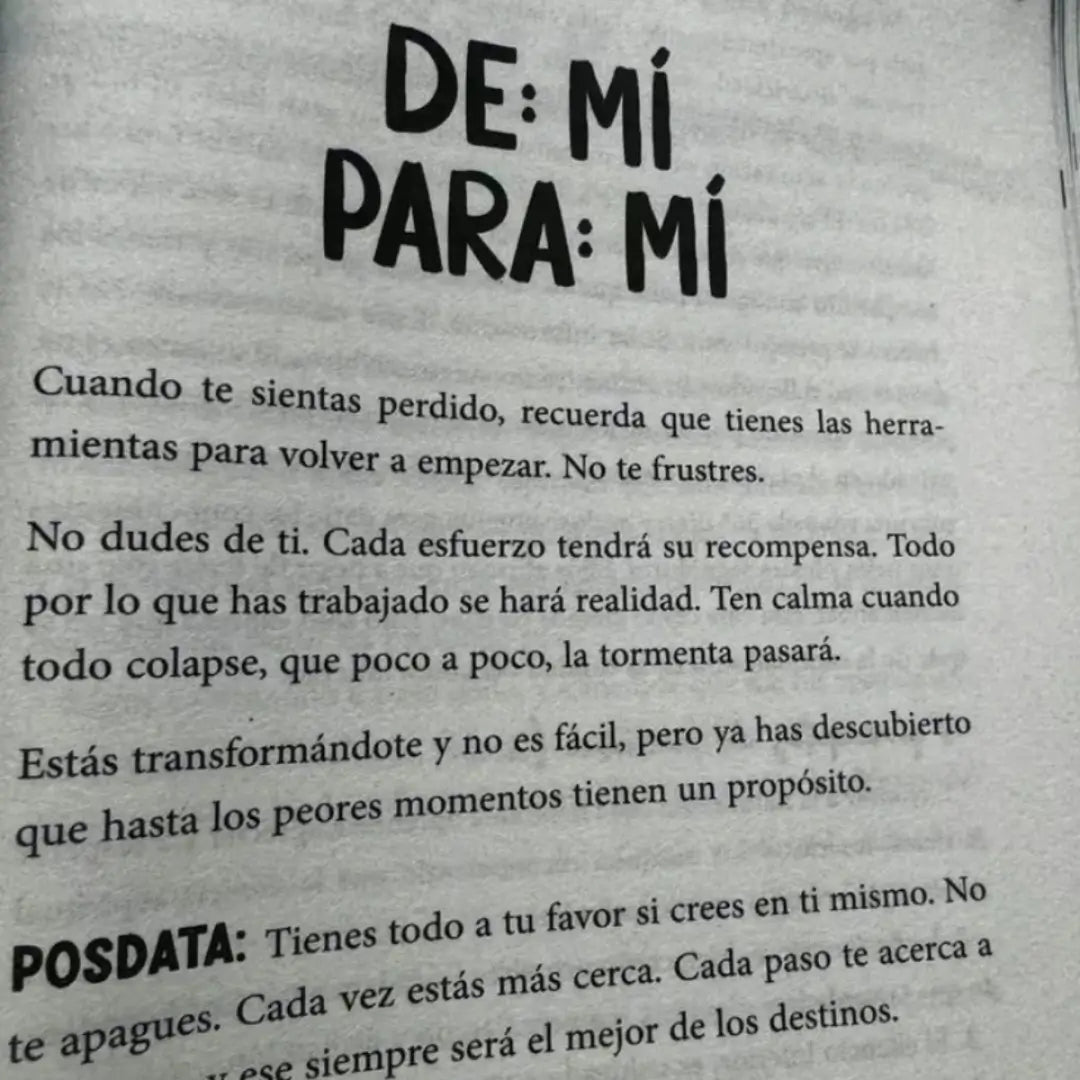 📗 De mí para mí, La tormenta pasará – Recibe GRATIS: GUÍA DE AFIRMACIONES + CUADERNO DE GRATITUD 🎁❤️