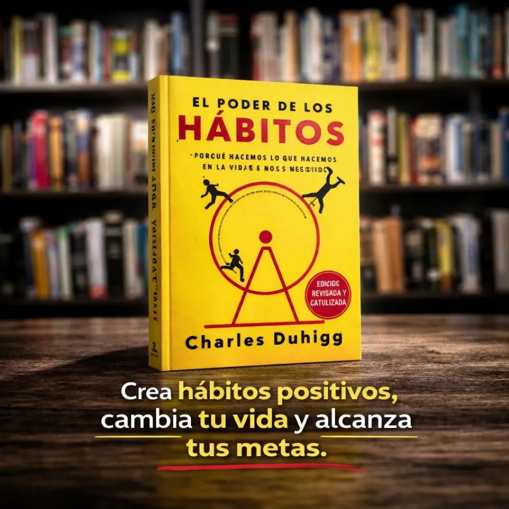El Poder de los Hábitos (Libro Físico) 📘 E-book GRATIS + 2 Separadores + 1 Resaltador 📚✨