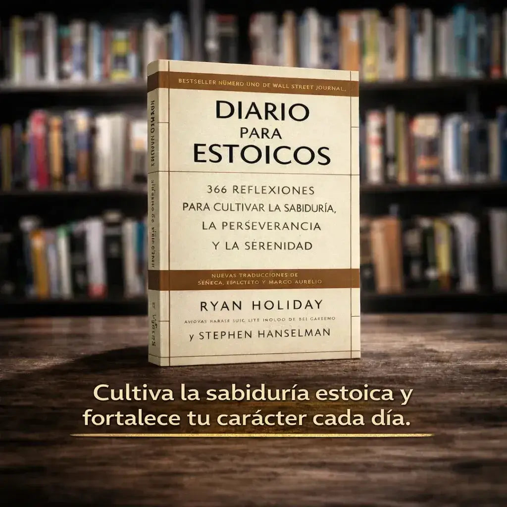 Diario para Estoicos + E-Book GRATIS + 2 Separadores + 1 Resaltador 🎁📚