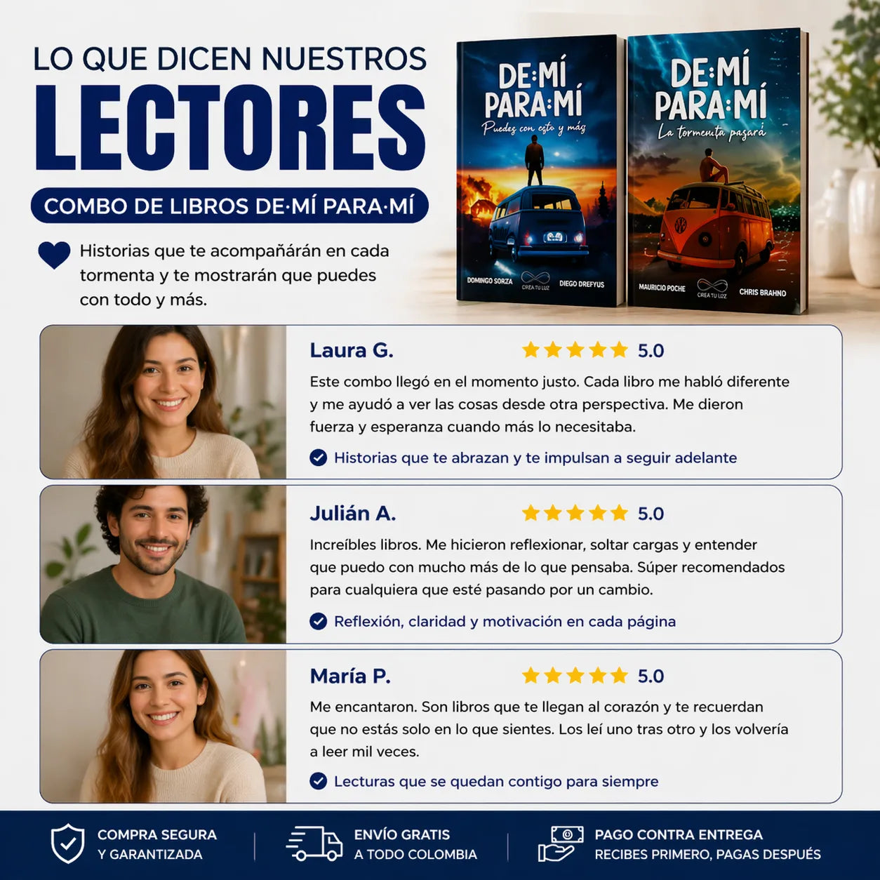 🎁Llévate ambos tomos De Mí Para Mí: La Tormenta Pasará + Puedes Con Esto y Más, Libros Físicos y recibe GRATIS No Te Creas Todo Lo Que Piensas 🎁