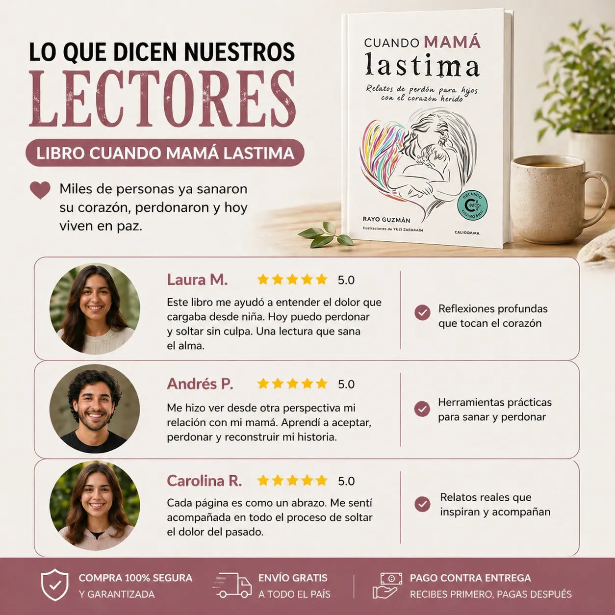 Sanar es Posible 💖: Transforma tu Relación con Mamá 👩👧 + E-book + 2 separadores de libros + 1 resaltador 🎁