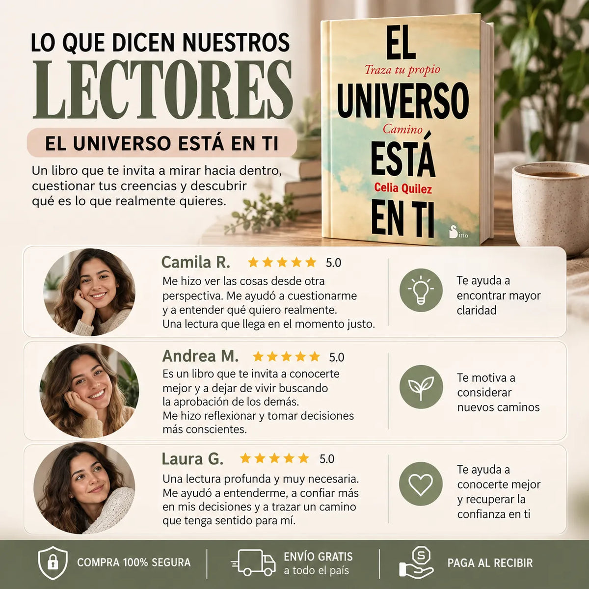 📚✨ El Universo Está en Ti — Traza tu Propio Camino + E-book GRATIS + 2 Separadores + 1 Resaltador 🎁