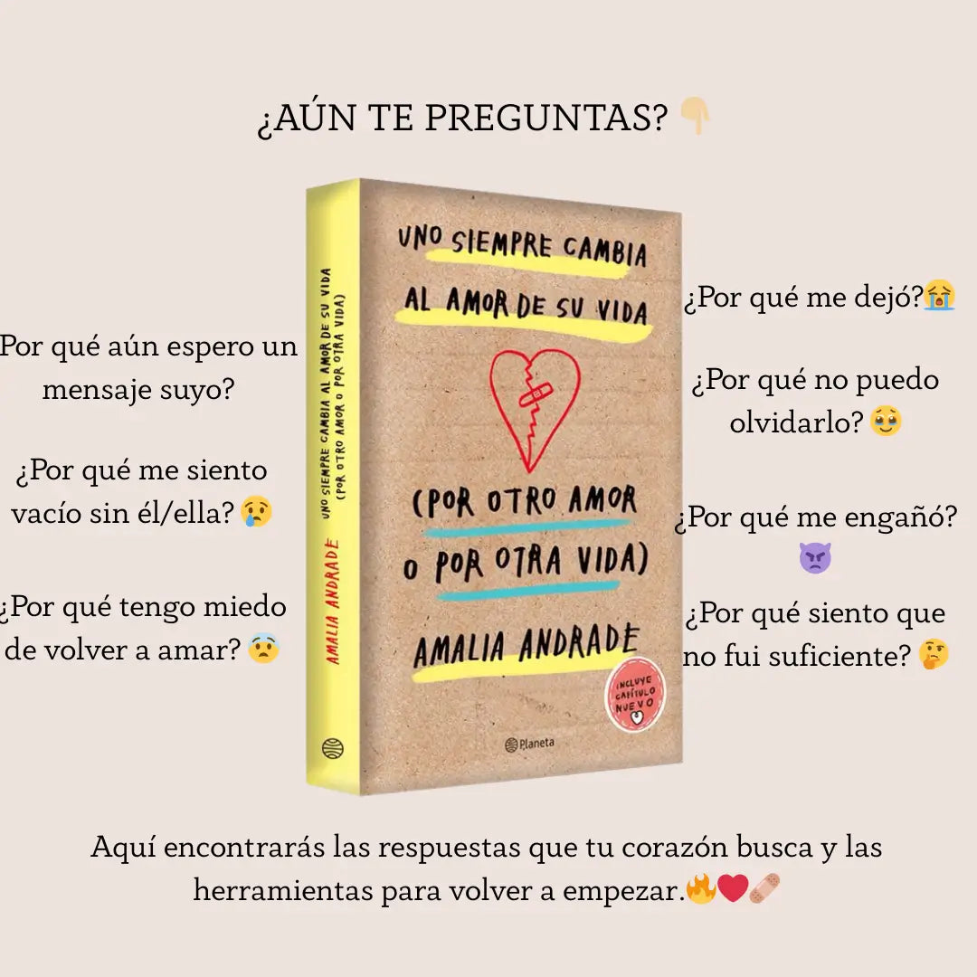 📚Libro: Uno siempre cambia el amor de su vida 💔(por otro amor o por otra vida) BONUS GRATIS🎁 Guía y cuaderno de afirmaciones❤️