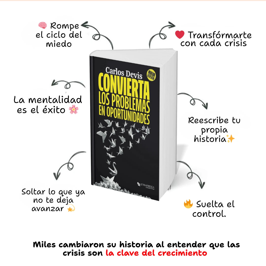 ¿Y si Cada Crisis ⚠️ Fuera una Oportunidad? 🚀 Descúbralo en 'Convierta los Problemas en Oportunidades'