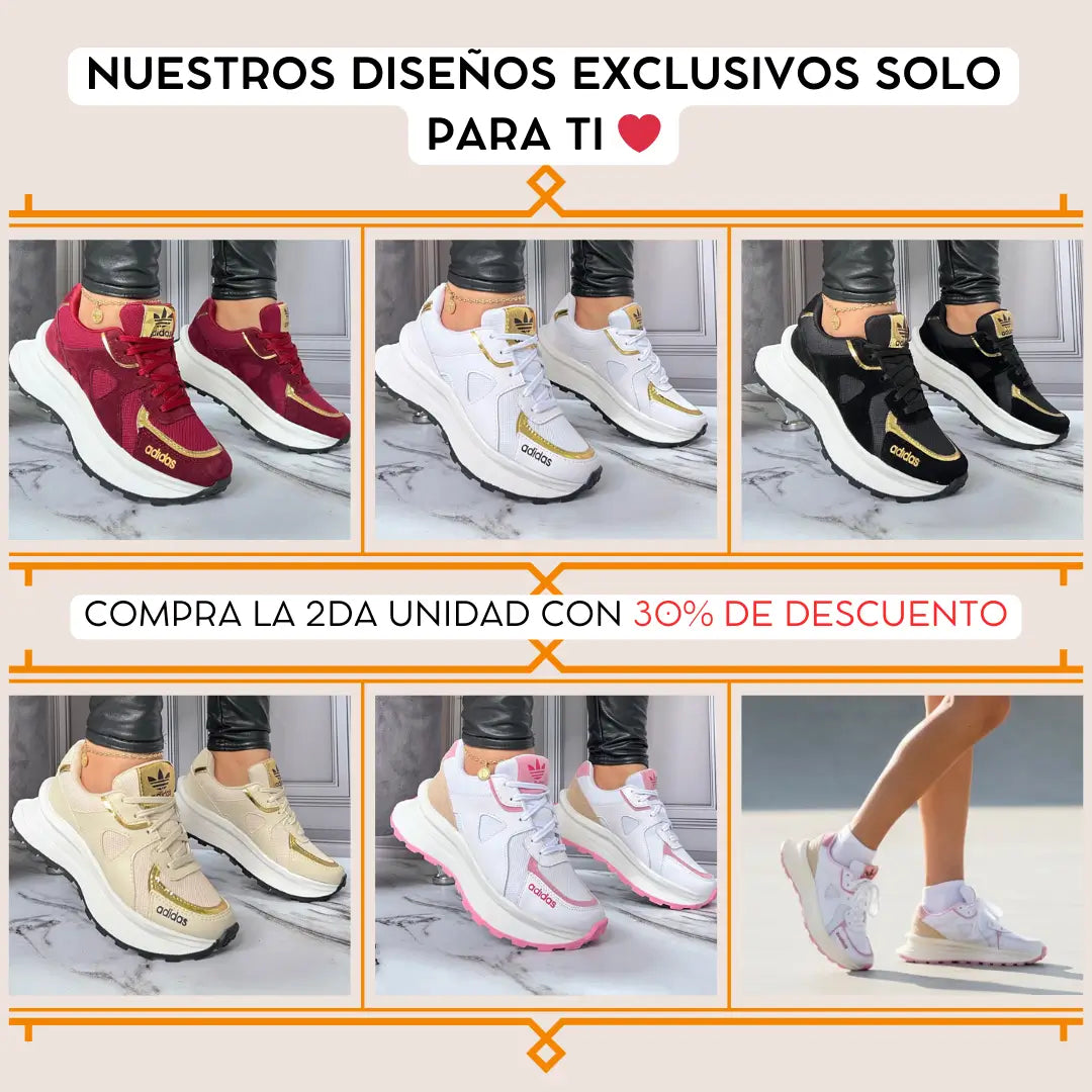 🔥 Sneakers®: ¡Lleva la 2da unidad con 30% OFF! ❤️