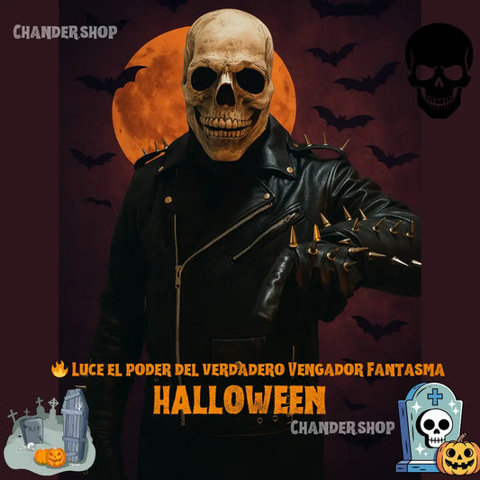 💀Máscara Vengador Fantasma™👻– El Rostro del Terror Real