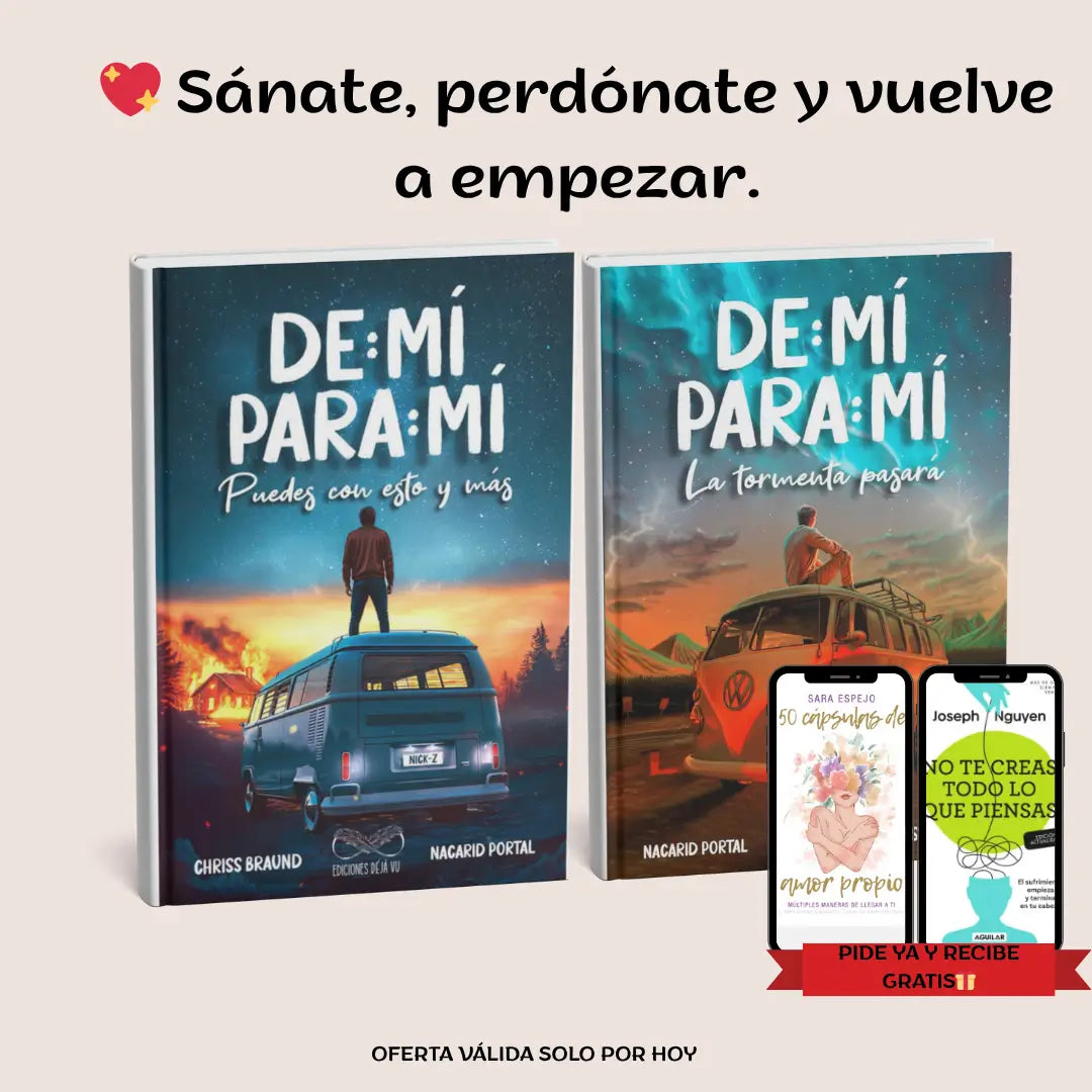 🎁Llévate ambos tomos De Mí Para Mí: La Tormenta Pasará + Puedes Con Esto y Más, Libros Físicos  y recibe GRATIS No Te Creas Todo Lo Que Piensas 🎁