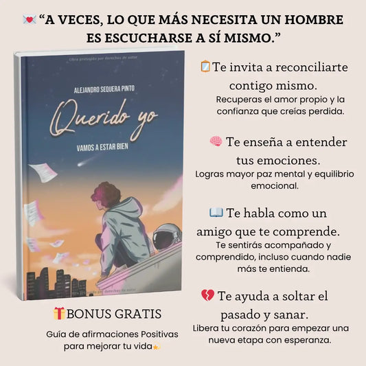 Libro: Querido yo: Vamos a Estar Bien 💪🏼GRATIS Guia De 101 Afirmaciones Positivas 🎁