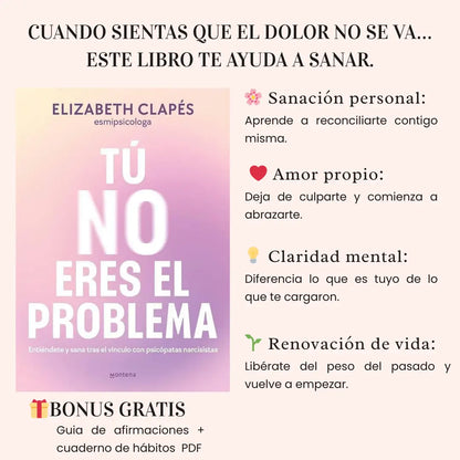 Llevate combo ❤️Mi querida yo: tenemos que hablar +  🌸Tu no eres el problema 🎁 recibe Obsequio GUÍA 21 DÍAS y guía de afirmaciones 😍
