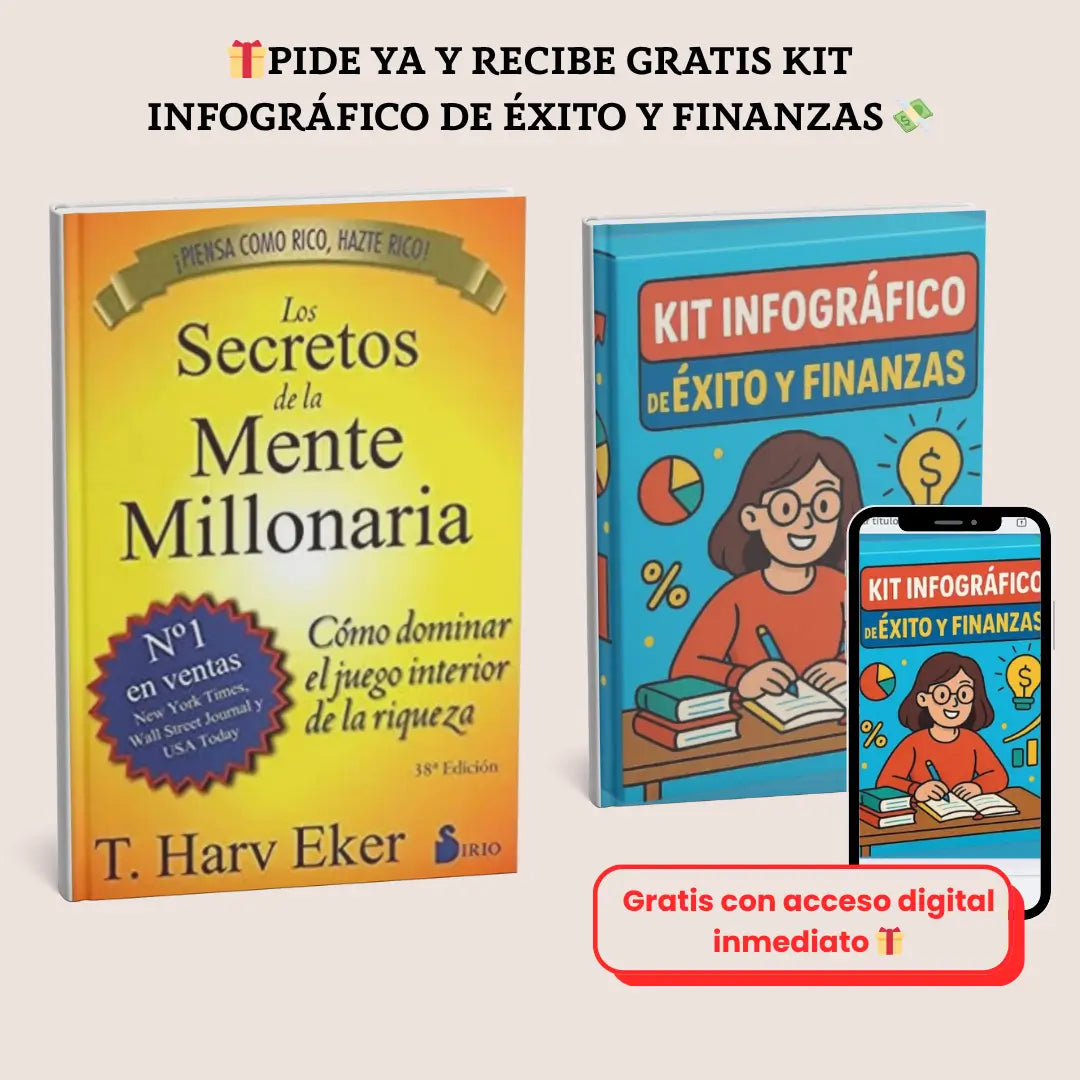 Libro Los Secretos De La Mente Millonaria 🎁GRATIS Kit Infográfico De Éxitos y Finanzas🎁