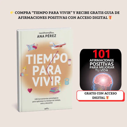Libro Tiempo para vivir GRATIS 🎁Guía de afirmaciones positivas 🎁