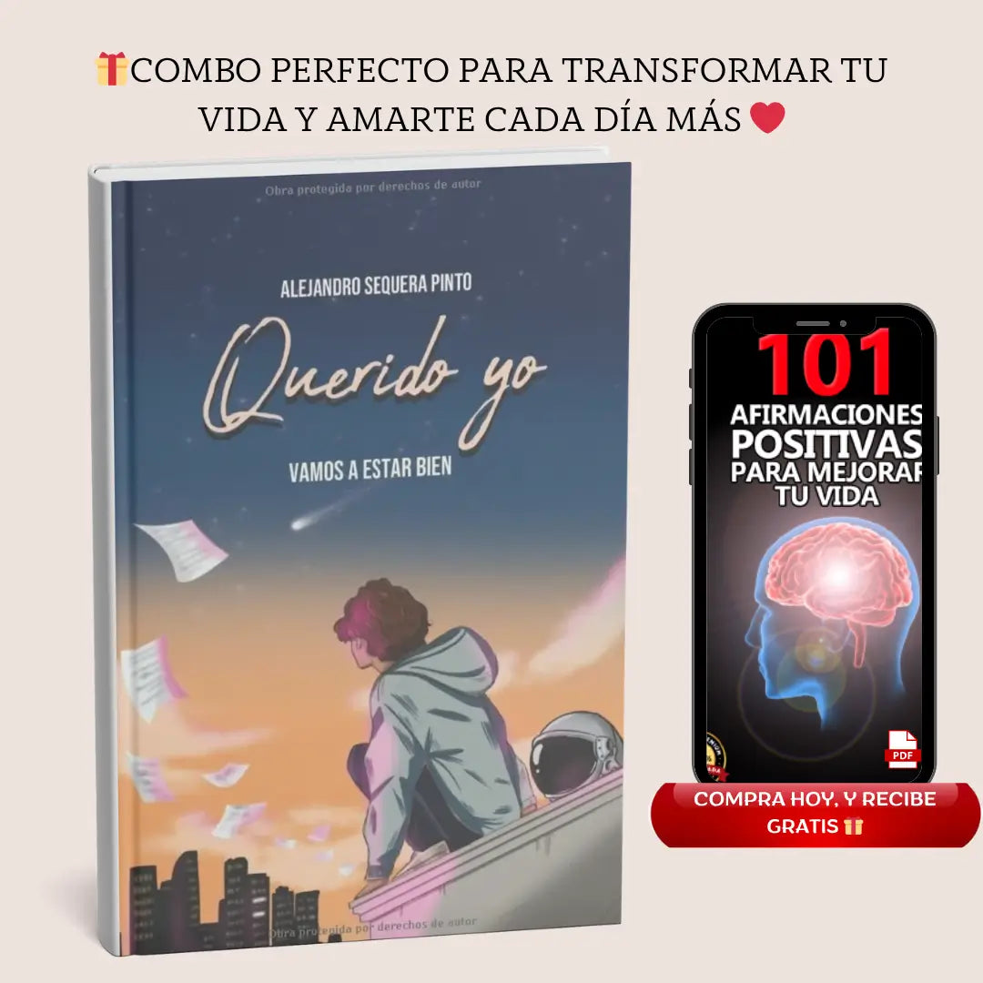 Libro: Querido yo: Vamos a Estar Bien 💪🏼GRATIS Guia De 101 Afirmaciones Positivas 🎁