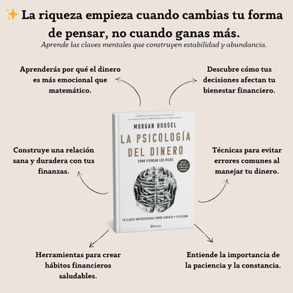 Libro "La psicología del dinero"💸 RECIBE GRATIS 🎁Guia "Lea y hágase prospero" 🎁