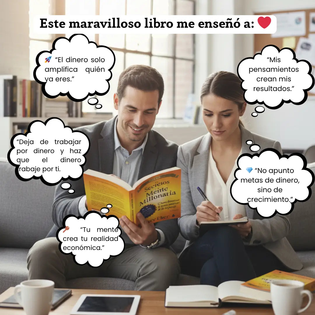 Libro Los Secretos De La Mente Millonaria 🎁GRATIS Kit Infográfico De Éxitos y Finanzas🎁