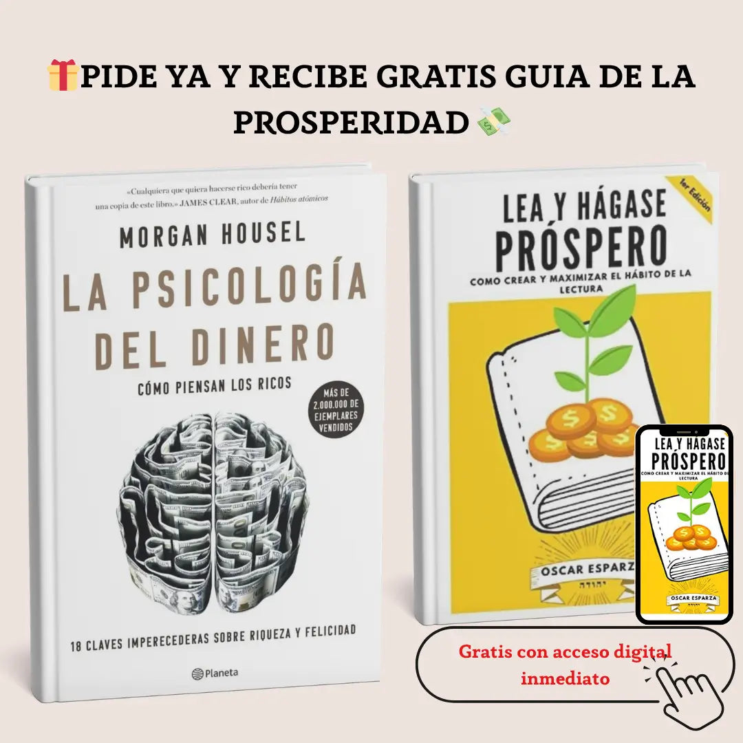 Libro "La psicología del dinero"💸 RECIBE GRATIS 🎁Guia "Lea y hágase prospero" 🎁