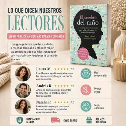 🧠 El Cerebro del Niño: Guía para Criar con Calma ✨ + E-Book + 2 Separadores + 1 Resaltador GRATIS 🎁📚