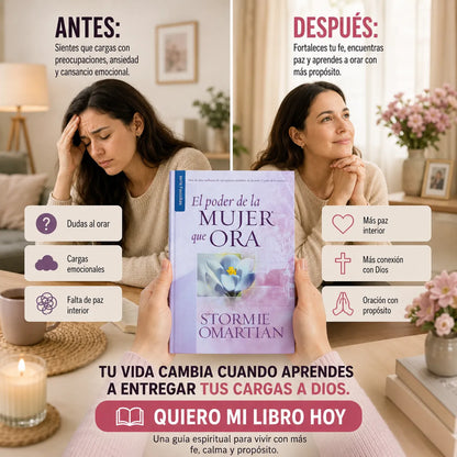 📖 El poder de una mujer que ora + 🎁 E-BOOK GRATIS + 2 Separadores + 1 Resaltador ✨