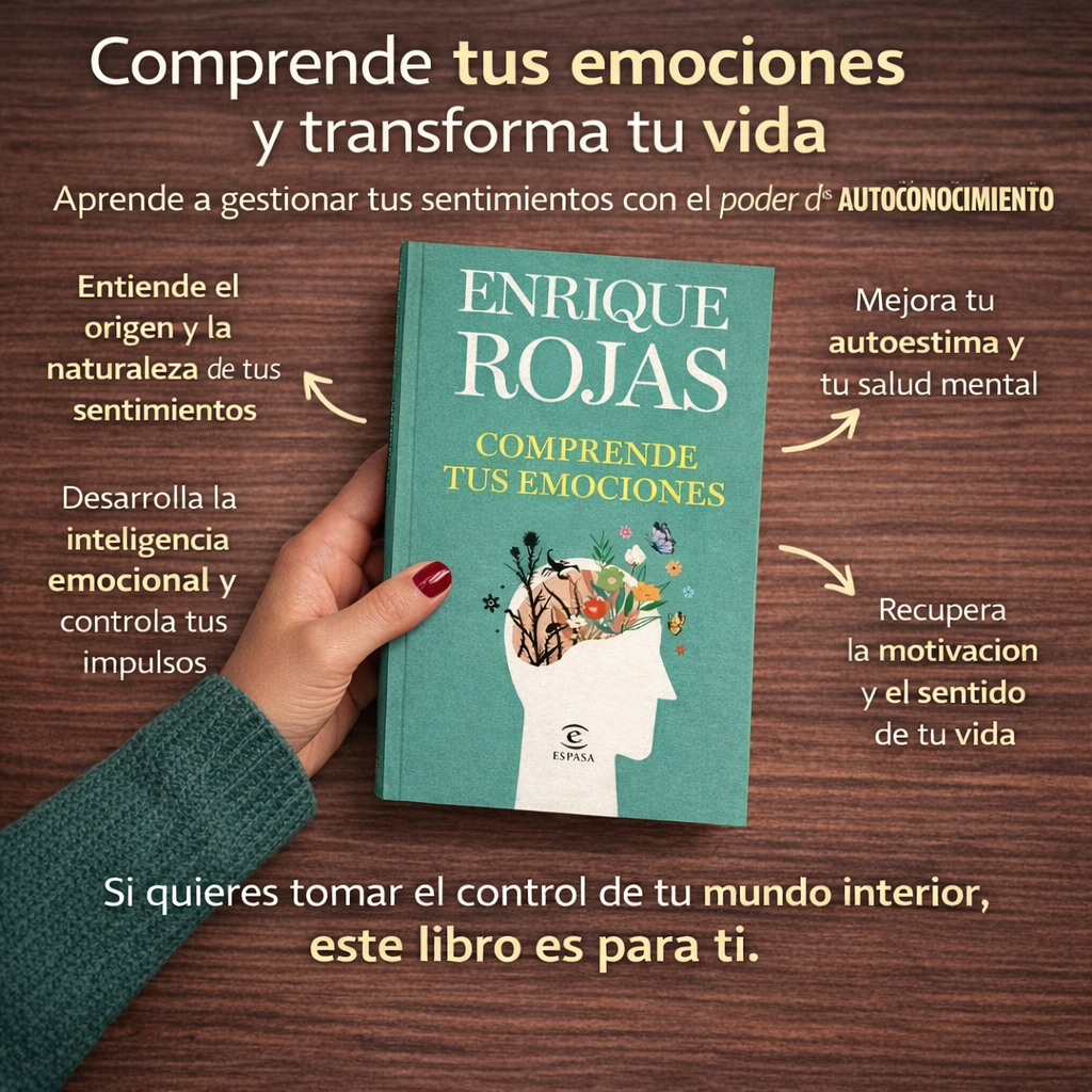 Comprende tus emociones 📘 + Ebook GRATIS 📱 + 2 Separadores 🔖 + 1 Resaltador 🖍 + Envío Gratis 🚚
