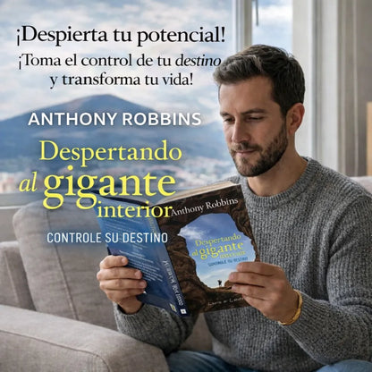 📘 Libro Fisico Despertando al Gigante Interior + 🧠 E-BOOK GRATIS + 2 Separadores + 1 Resaltador