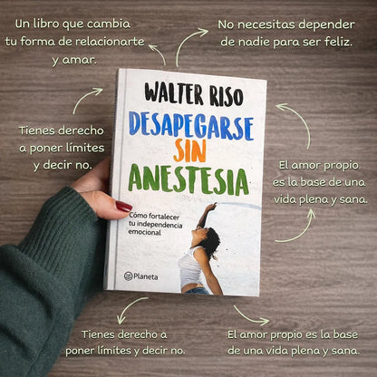 📚 Libro Desapegarse Sin Anestesia + Audiolibro Pensar Bien Sentirse Bien + 2 Separadores + Resaltador GRATIS 🎁