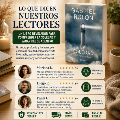 📘 Libro La Soledad + Regalo E-book  + 2 separadores + 1 resaltador 🎁