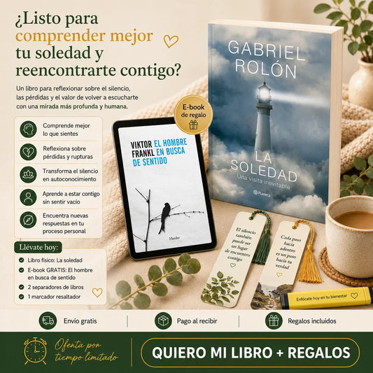 📘 Libro La Soledad + Regalo E-book  + 2 separadores + 1 resaltador 🎁