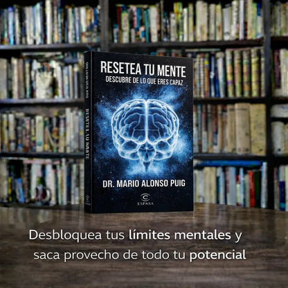 🧠 Resetea tu Mente Libro+ Audiolibro 🎧 + 2 Separadores 📑 + Resaltador GRATIS