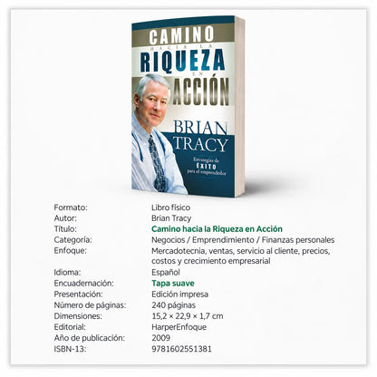 📘💰 Camino hacia la Riqueza en Acción + E-book El Poder de la Disciplina 🎁 | 2 Separadores + 1 Resaltador GRATIS 🚚✨