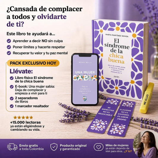 ✨ Transforma tu vida con El síndrome de la chica buena 📕 + E-Book GRATIS + 🎁 2 separadores + 🖍️ 1 resaltador