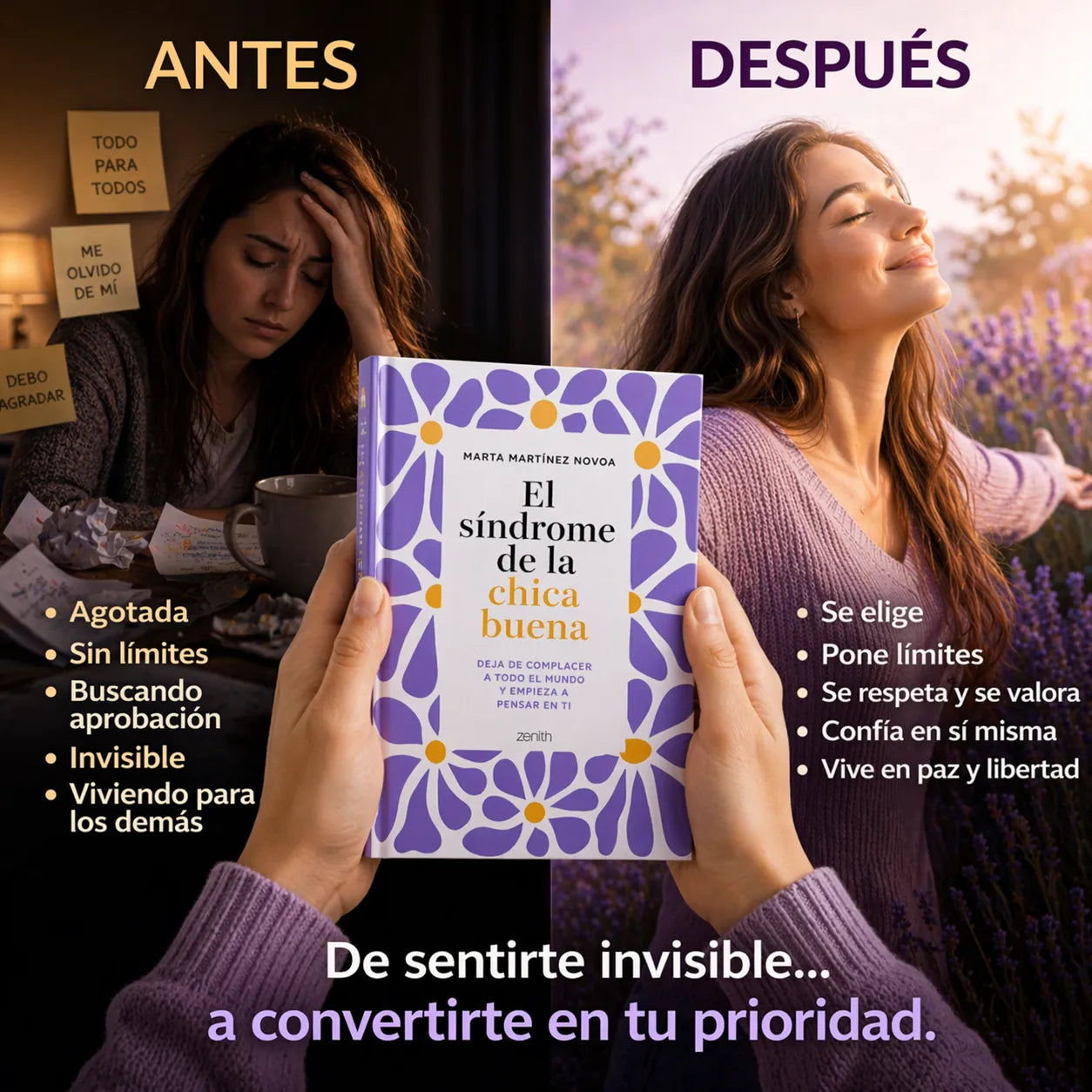 ✨ Transforma tu vida con El síndrome de la chica buena 📕 + E-Book GRATIS + 🎁 2 separadores + 🖍️ 1 resaltador