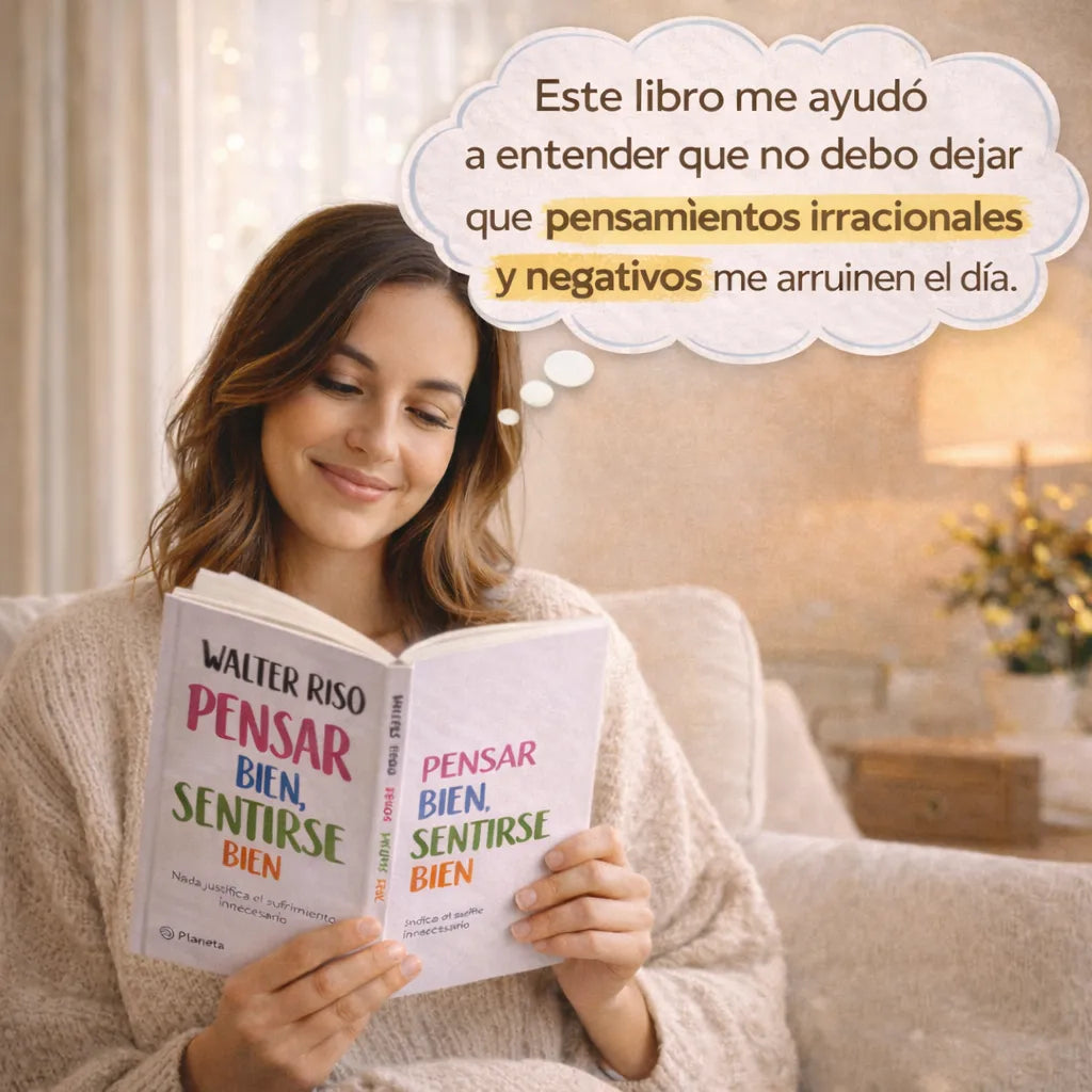 Pensar bien, sentirse bien | Walter Riso 📘 Libro físico + 🎧 Audiolibro GRATIS Por el placer de vivir
