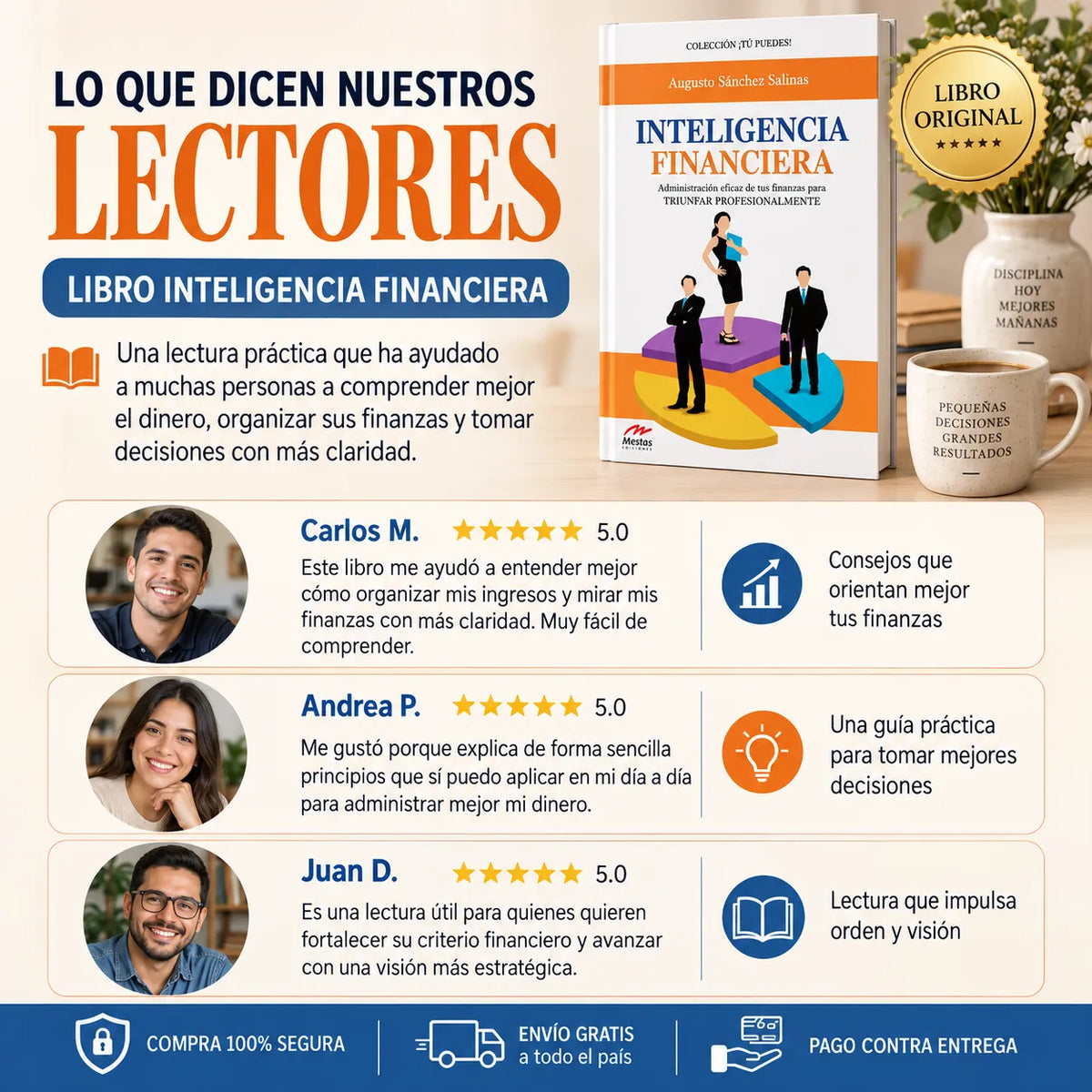 💰📘 INTELIGENCIA FINANCIERA  📕 El Folleto del Millonario de REGALO 🎁 + 2 Separadores 🔖 + 1 Resaltador 🖍️ | Envío Gratis 🚚**