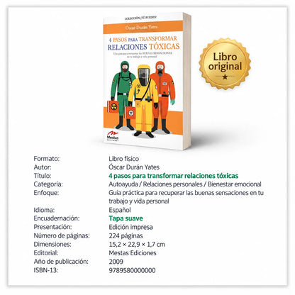✨ 4 Pasos para Transformar Relaciones Tóxicas + E-book GRATIS 🎁 + 2 Separadores 📖 + 1 Resaltador 🖍️