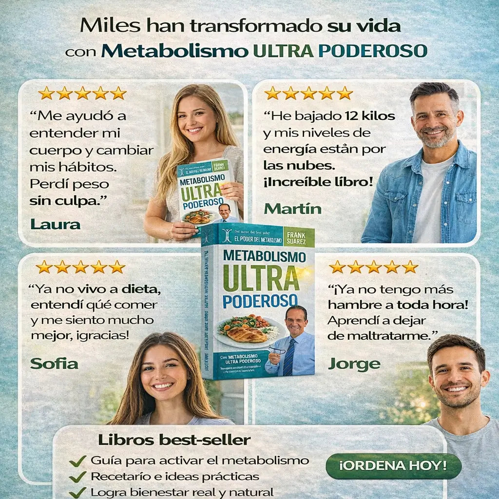 Metabolismo Ultra Poderoso (Libro Físico) — Método Práctico para Mejorar Tu vida en general. 😍