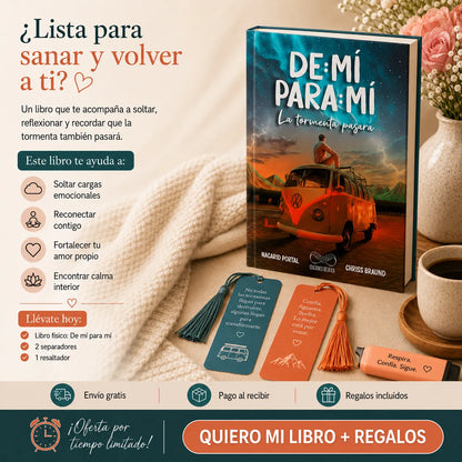 💌 De Mí Para Mí: La Lectura Que Tu Corazón Necesita ✨ Incluye 2 separadores + 1 resaltador GRATIS 🎁