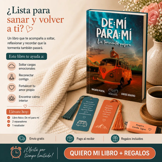 💌 De Mí Para Mí: La Lectura Que Tu Corazón Necesita ✨ Incluye 2 separadores + 1 resaltador GRATIS 🎁