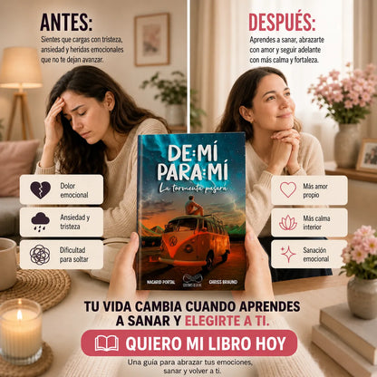 💌 De Mí Para Mí: La Lectura Que Tu Corazón Necesita ✨ Incluye 2 separadores + 1 resaltador GRATIS 🎁