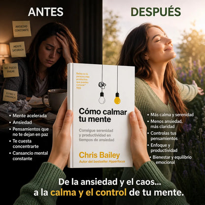 🧠 Cómo calmar tu mente + e-book gratis + 2 separadores + 1 resaltador 🎁