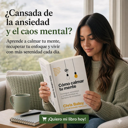 🧠 Cómo calmar tu mente + e-book gratis + 2 separadores + 1 resaltador 🎁