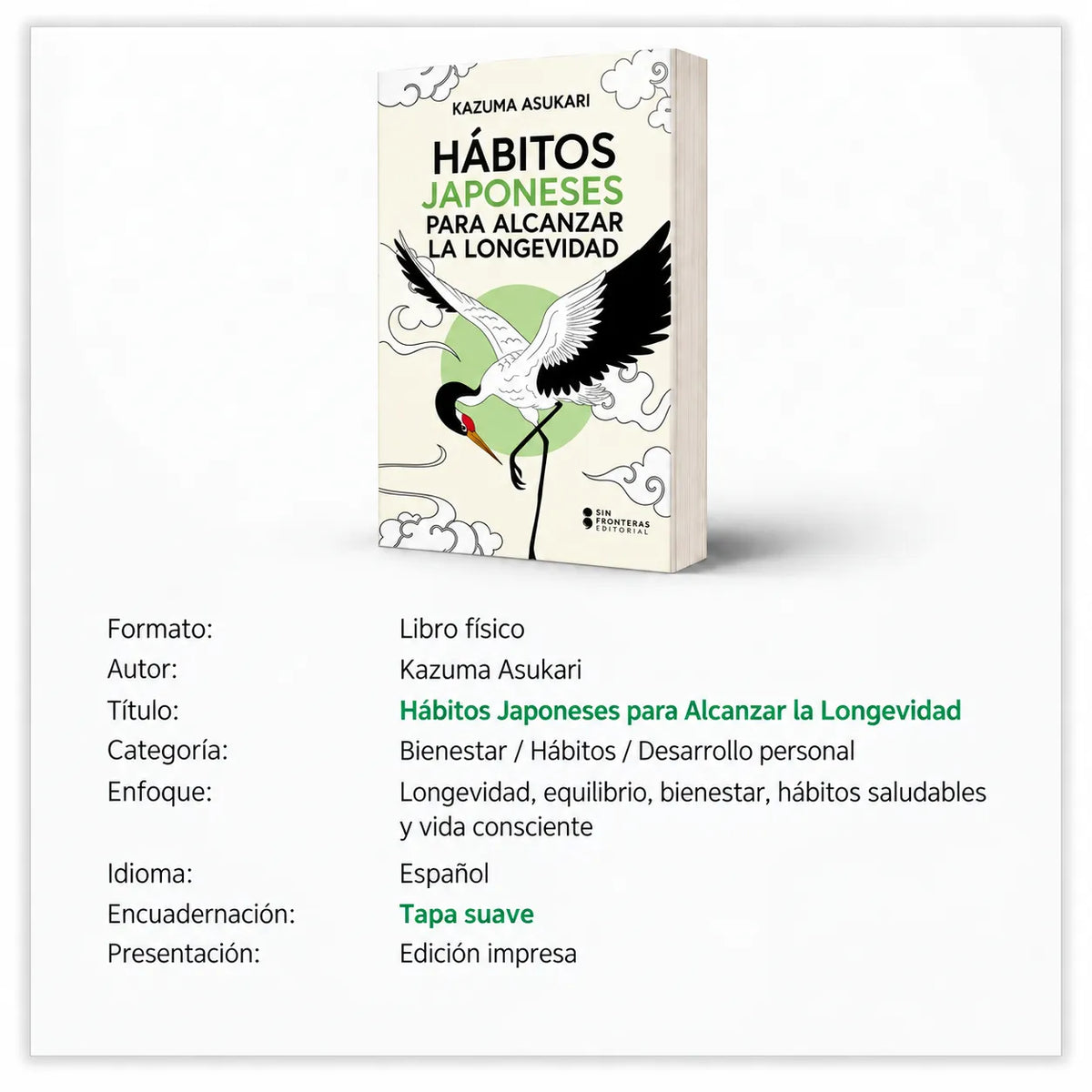 🎁 PACK HÁBITOS JAPONESES | LIBRO ORIGINAL ✅ + E-book Hábitos Atómicos 📱 + 2 Separadores 🔖 + 1 Resaltador 🖍️