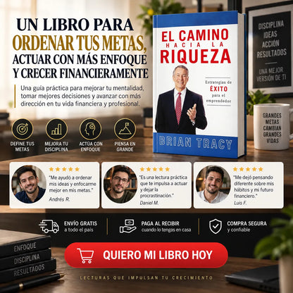 📘💰 Camino hacia la Riqueza en Acción + E-book El Poder de la Disciplina 🎁 | 2 Separadores + 1 Resaltador GRATIS 🚚✨