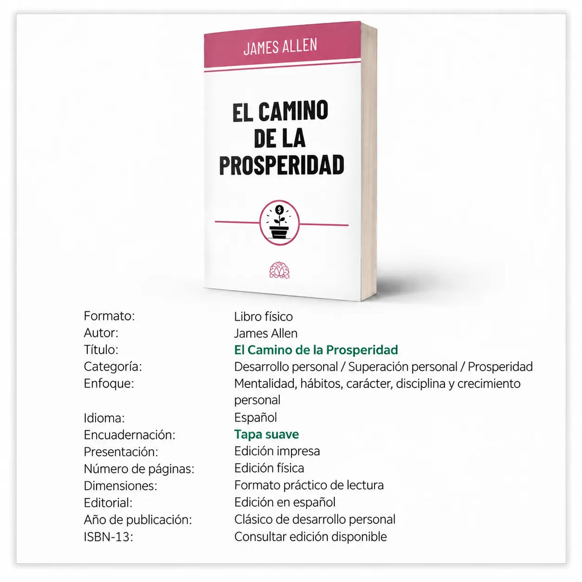 💰 EL CAMINO DE LA PROSPERIDAD ✨ | Libro + E-book 📲 + 2 Separadores + Resaltador 🎁