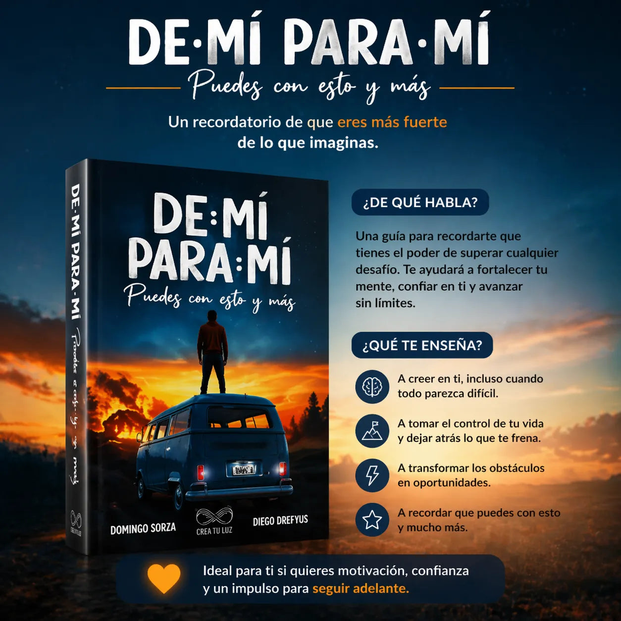 🎁Llévate ambos tomos De Mí Para Mí: La Tormenta Pasará + Puedes Con Esto y Más, Libros Físicos  y recibe GRATIS No Te Creas Todo Lo Que Piensas 🎁