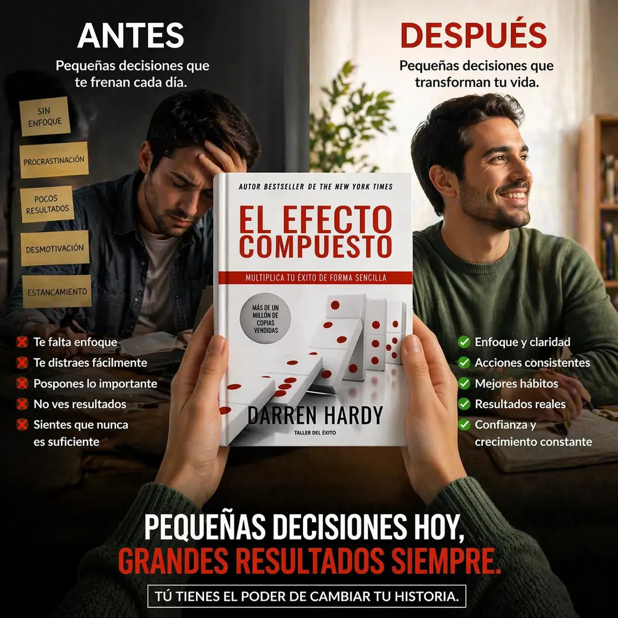 Multiplica tu Éxito 📈 con El Efecto Compuesto 🎁 Regalo Especial – 2 Separadores y 1 Marcador Resaltador