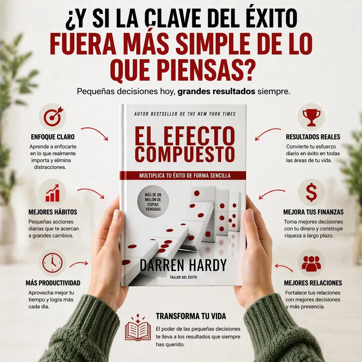 Multiplica tu Éxito 📈 con El Efecto Compuesto 🎁 Regalo Especial – 2 Separadores y 1 Marcador Resaltador