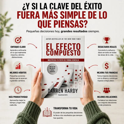 Multiplica tu Éxito 📈 con El Efecto Compuesto 🎁 Regalo Especial – 2 Separadores y 1 Marcador Resaltador