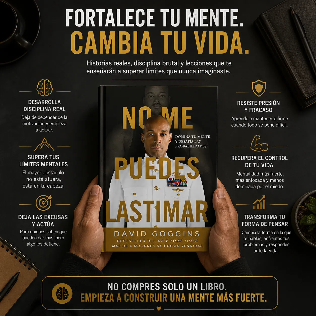 No me puedes lastimar 💥 El libro para romper tus límites + E-book + Separadores + Resaltador 🎁