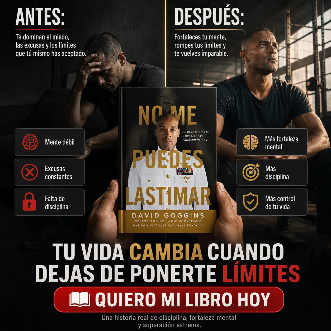No me puedes lastimar 💥 El libro para romper tus límites + E-book + Separadores + Resaltador 🎁